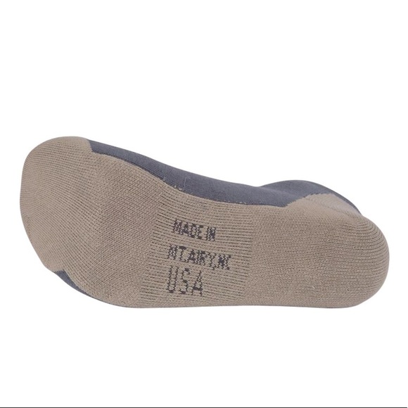 NWT 2 Pairs of MADE HERE The Pilot Ankle Grey Unisex Cotton Socks L/XL - Picture 5 of 6